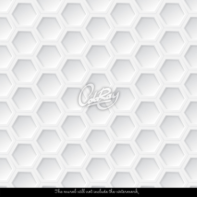 Fotobehang Honingraten in 3D