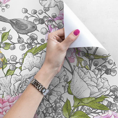 Fotobehang In de lentestruik