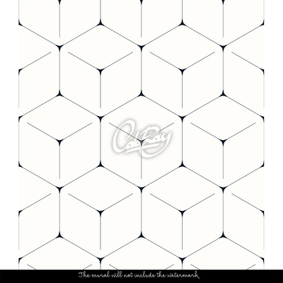 Fotobehang Ontwerper Hexagons
