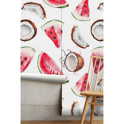 Fotobehang Kokos-watermeloencocktail