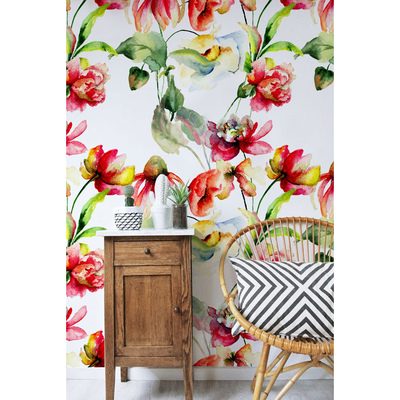 Fotobehang Wilde aromatische bloemen