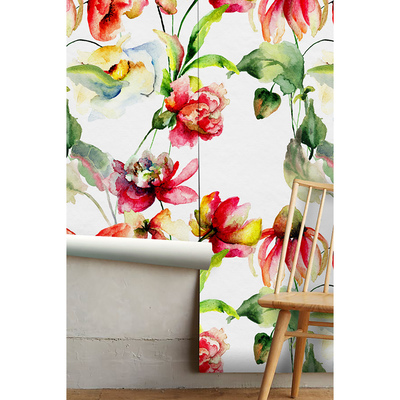 Fotobehang Wilde aromatische bloemen