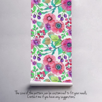 Fotobehang Op de takken van de taxus