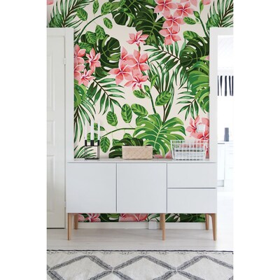 Fotobehang Subtiele Hibiscusbloemen