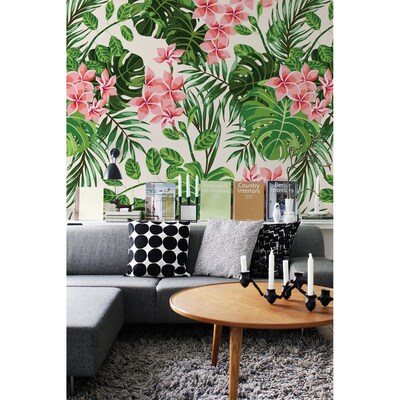 Fotobehang Subtiele Hibiscusbloemen