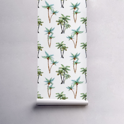 Fotobehang Paradijselijke vakanties onder de palmbomen