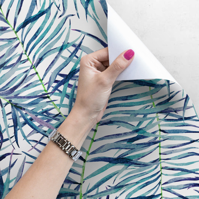 Fotobehang Exotische slanke bladeren