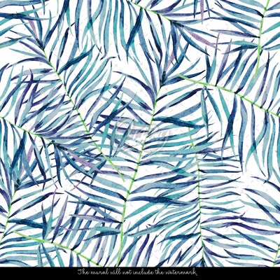 Fotobehang Exotische slanke bladeren