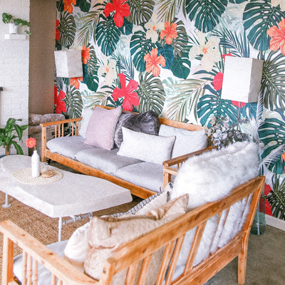 Fotobehang Op de eilanden van Polynesië