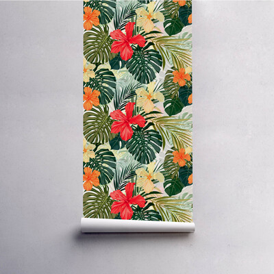 Fotobehang Op de eilanden van Polynesië