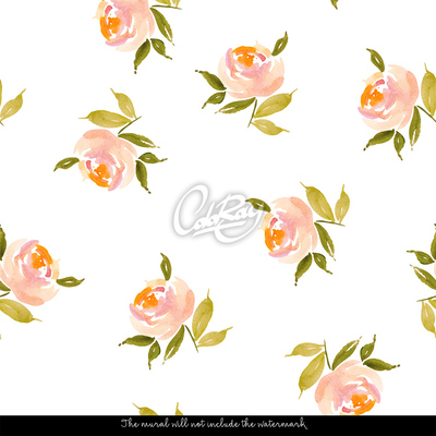 Fotobehang Kleine Bloemenhoek