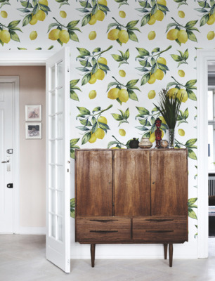 Fotobehang Siciliaanse citroenen