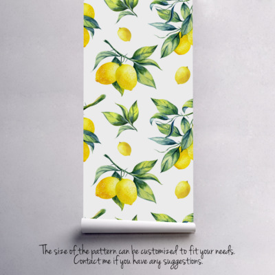 Fotobehang Siciliaanse citroenen