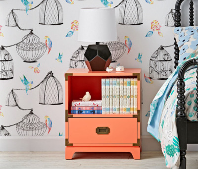 Fotobehang Vogelvlucht