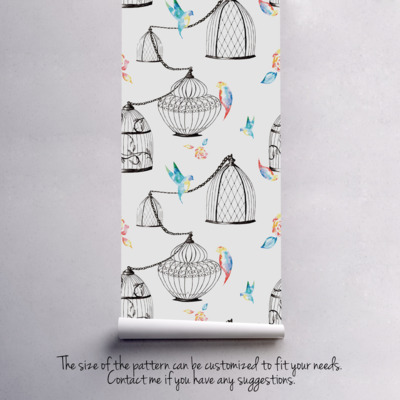 Fotobehang Vogelvlucht