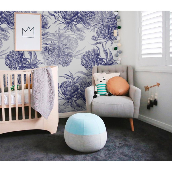 Fotobehang Rustgevend bloemenzicht