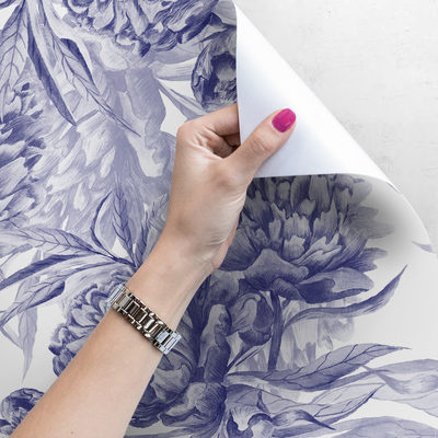 Fotobehang Rustgevend bloemenzicht