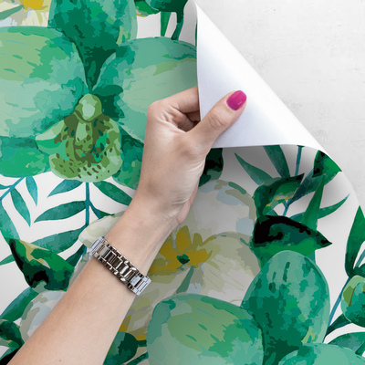 Fotobehang Hemelse geur van monoibloemen