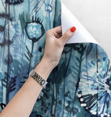 Fotobehang Paardenbloemen Vliegers Wind