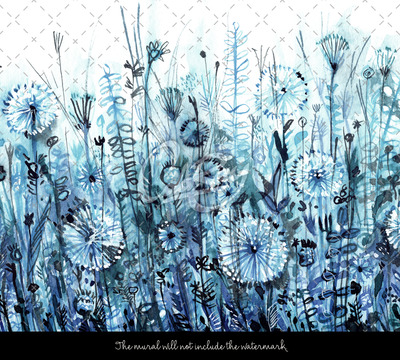 Fotobehang Paardenbloemen Vliegers Wind