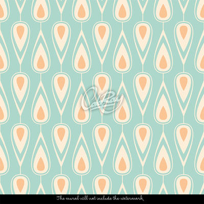 Fotobehang Pasteldruppels