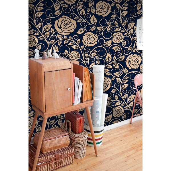 Fotobehang Bloemenornamenten