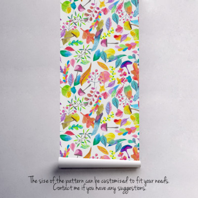 Fotobehang Schatten van het Betoverde Bos