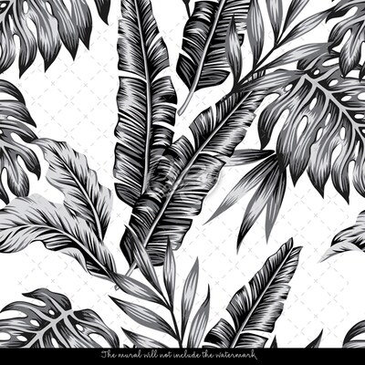 Fotobehang Houtskooltekeningen