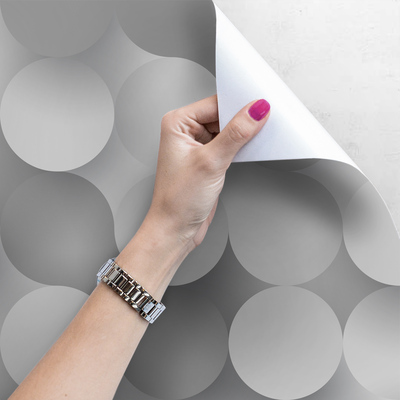 Fotobehang Abstracte grijze bollen