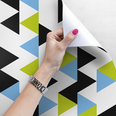 Fotobehang Optimistische driehoeken