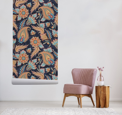 Fotobehang Bloemen Oosters Motief