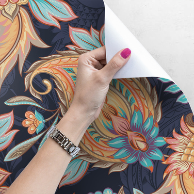 Fotobehang Bloemen Oosters Motief