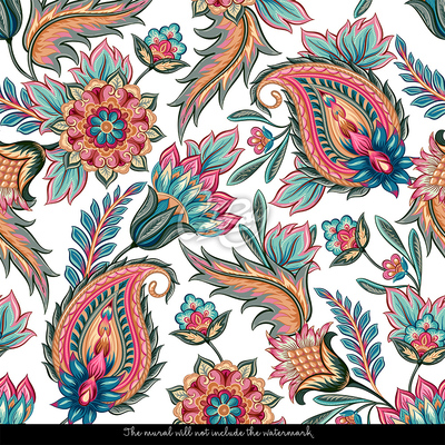 Fotobehang Pastelkleurige schoonheid van het Oosten