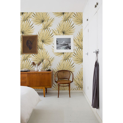 Fotobehang Rusten tussen de bladeren