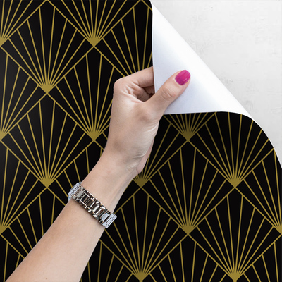 Fotobehang Versierd met gouddraad