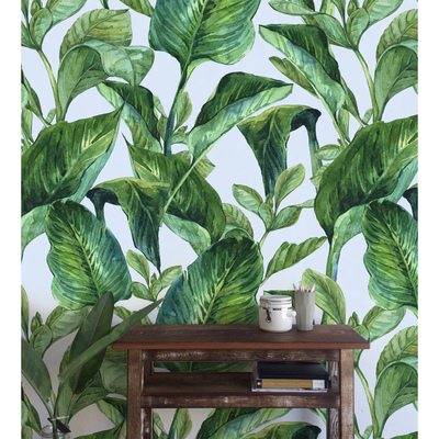 Fotobehang Weelderige groene tropen