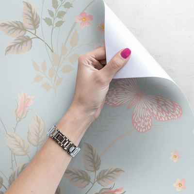 Fotobehang Pastelkleurige zomerochtend