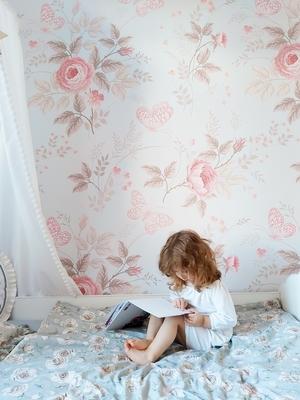 Fotobehang Pastelkleurige zomerochtend