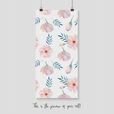 Fotobehang Tussen de roze bloesems