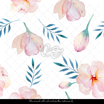 Fotobehang Tussen de roze bloesems