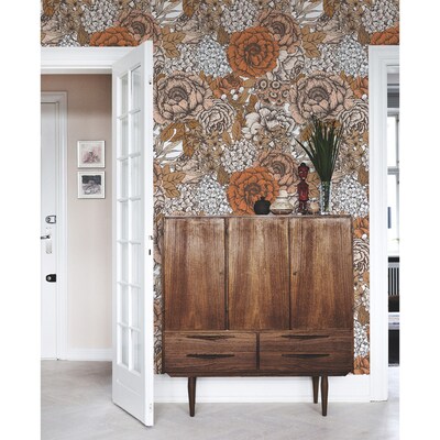 Fotobehang Barokke rozen