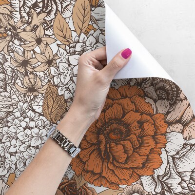 Fotobehang Barokke rozen