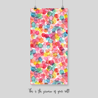 Fotobehang Fabelachtig kleurrijke bubbels