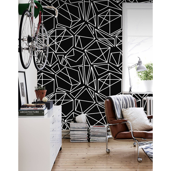 Fotobehang Geometrie in zwart-wit