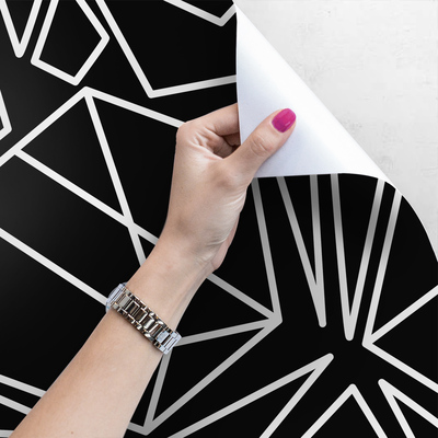 Fotobehang Geometrie in zwart-wit