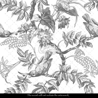 Fotobehang De betoverde charme van grijstinten