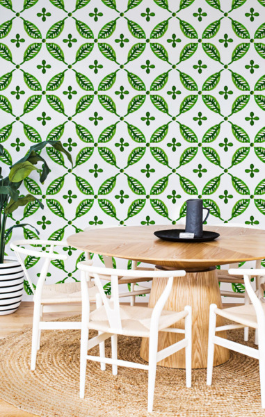 Fotobehang Malachiet Majolica