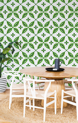 Fotobehang Malachiet Majolica