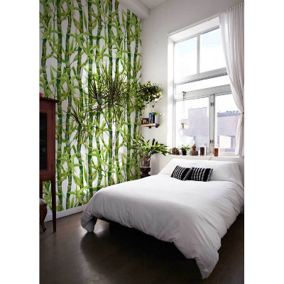 Fotobehang In het betoverde bamboebos