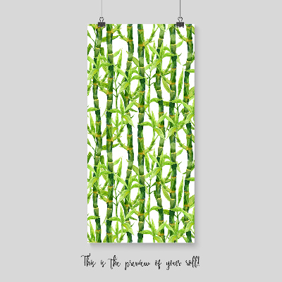 Fotobehang In het betoverde bamboebos